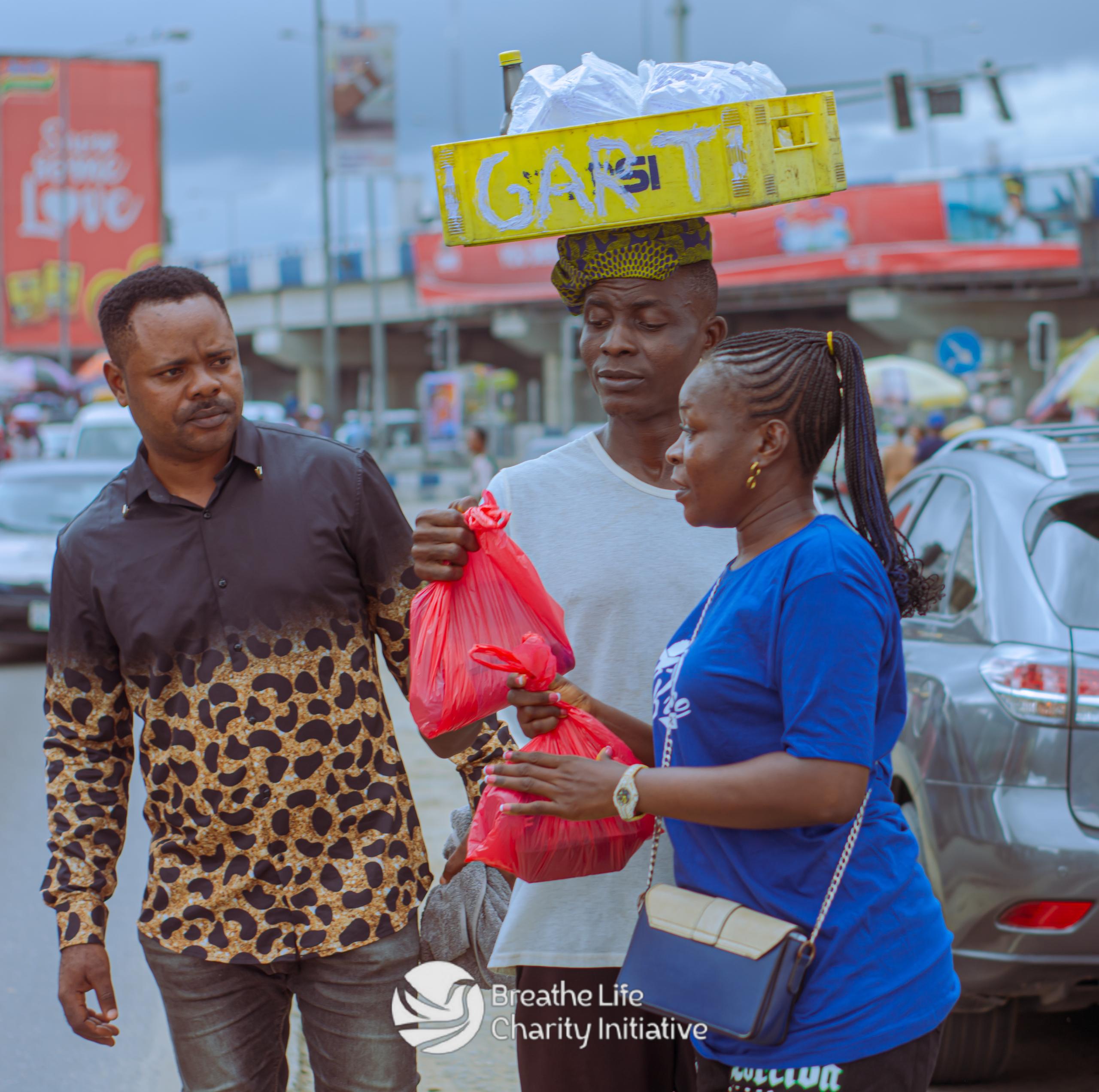 Street Feeding. Port Harcourt, Nigeria September 2024 12